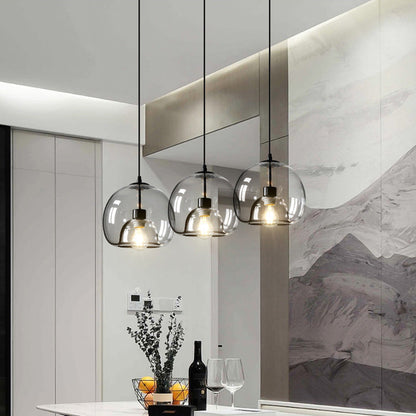 Double-Layer Glass Globe Pendant