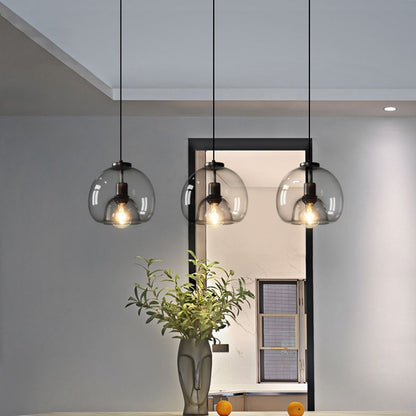Double-Layer Glass Globe Pendant