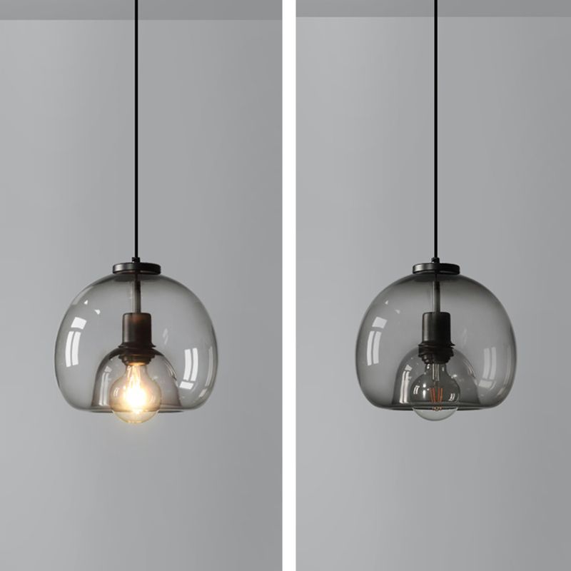 Double-Layer Glass Globe Pendant