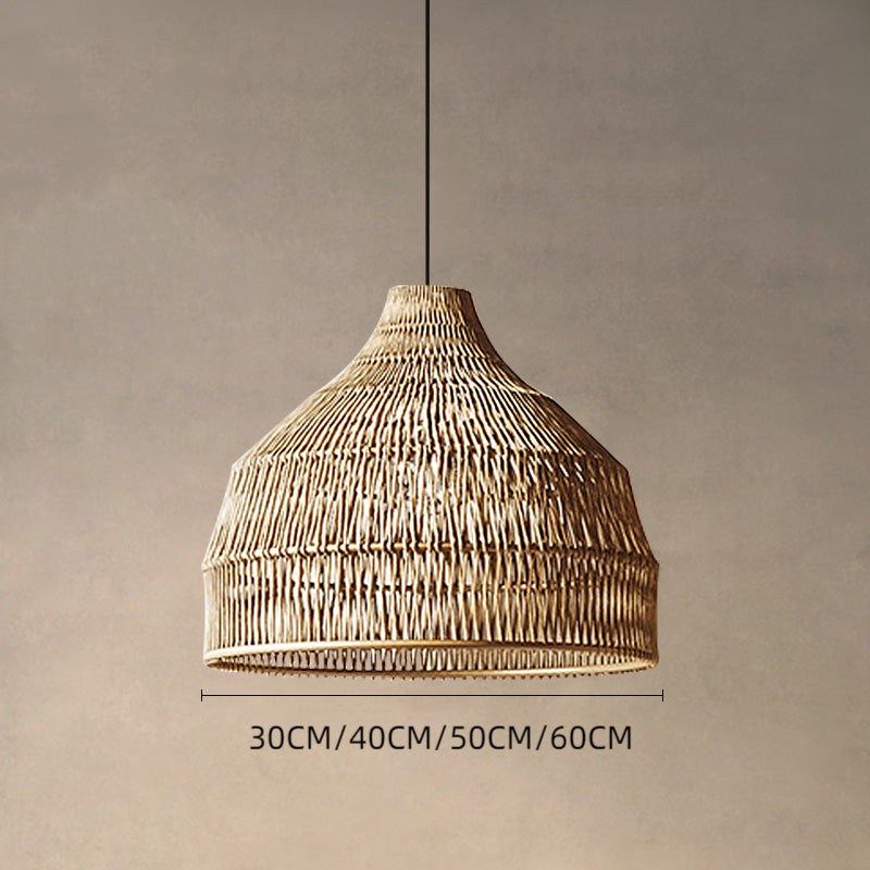 Sturdy Rattan Woven Lampshade Pendant