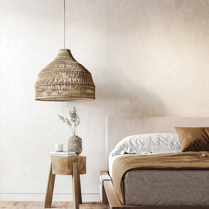 Sturdy Rattan Woven Lampshade Pendant