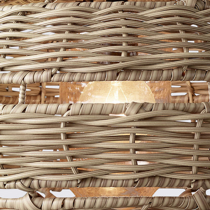 Minimalist Wicker Woven Pendant Shade