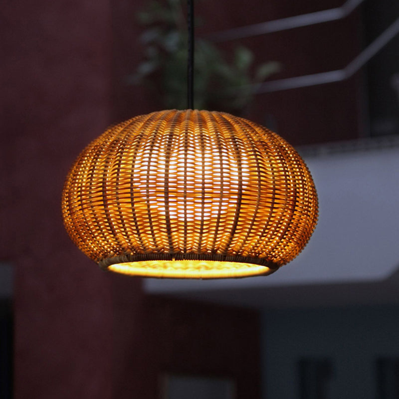 Waterproof Rattan Courtyard Pendant