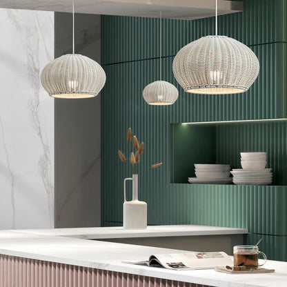 Waterproof Rattan Courtyard Pendant