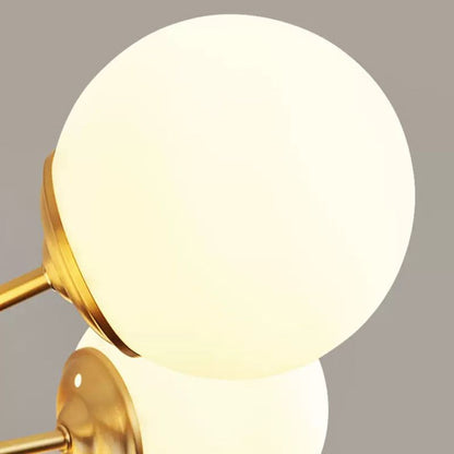 Brass Molecular Sputnik Chandelier