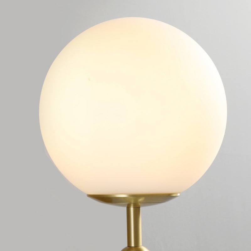 Milk Glass Globe Wall Sconce
