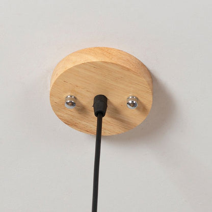 Long Fringe Bamboo Pendant Light