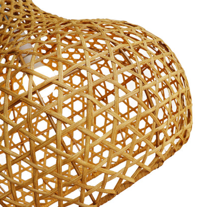 Wicker Jar Lantern Pendant Light