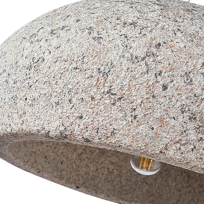 Speckled Oval Cream Pendant Light