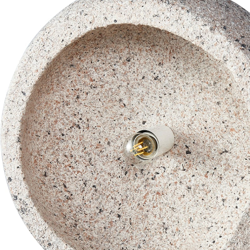 Speckled Oval Cream Pendant Light