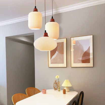 Vintage Ceramic Pendant Light