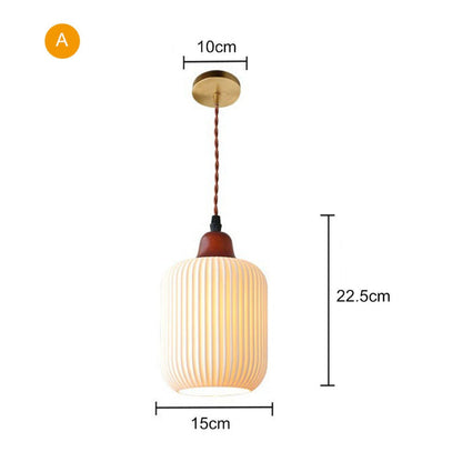 Vintage Ceramic Pendant Light