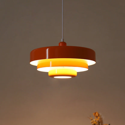 Lacquered Metal Pendant Lamp