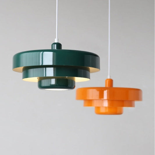 Lacquered Metal Pendant Lamp