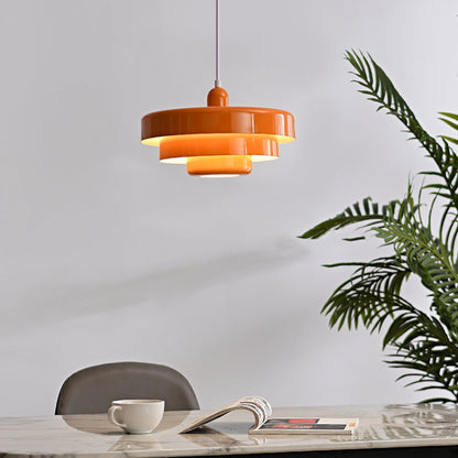 Lacquered Metal Pendant Lamp