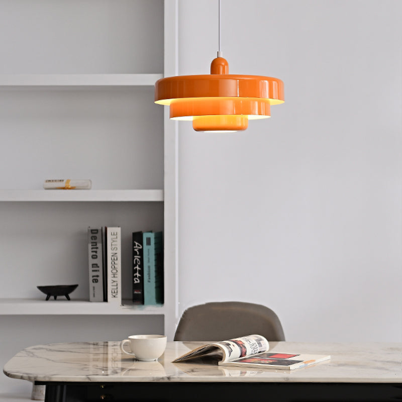 Lacquered Metal Pendant Lamp