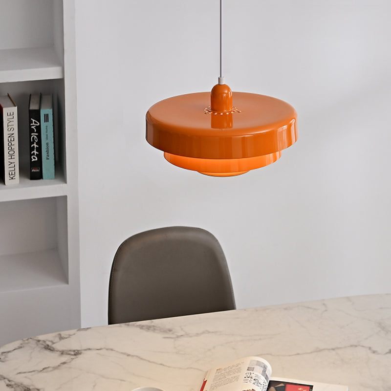 Lacquered Metal Pendant Lamp
