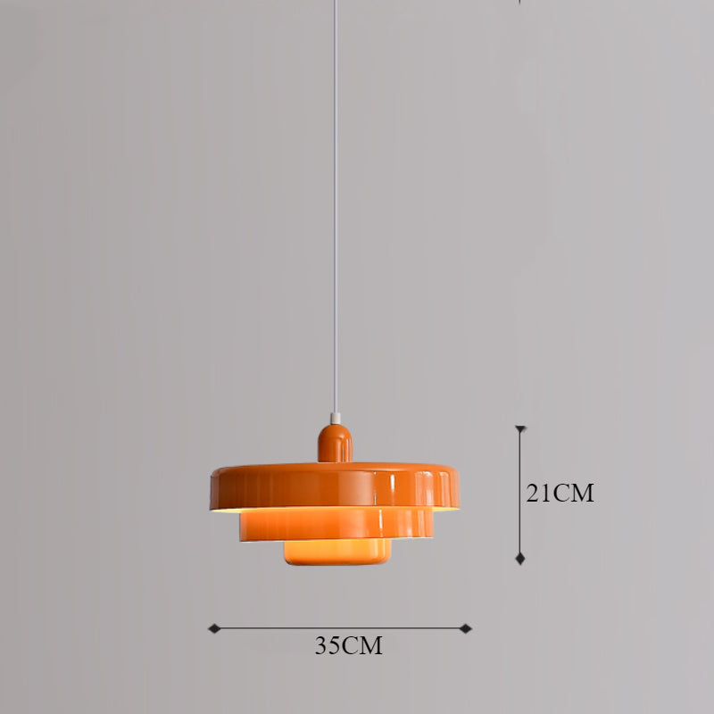 Lacquered Metal Pendant Lamp
