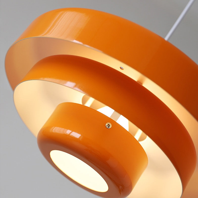Lacquered Metal Pendant Lamp