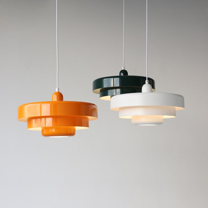 Lacquered Metal Pendant Lamp