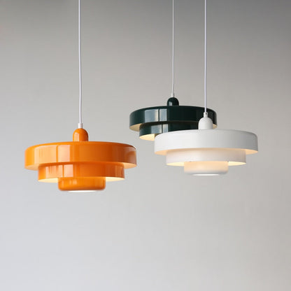 Lacquered Metal Pendant Lamp