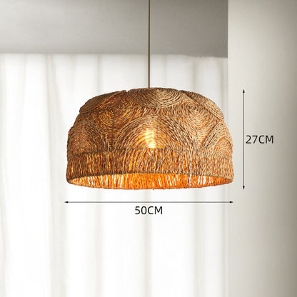 Natural Rattan Handwoven Lampshade