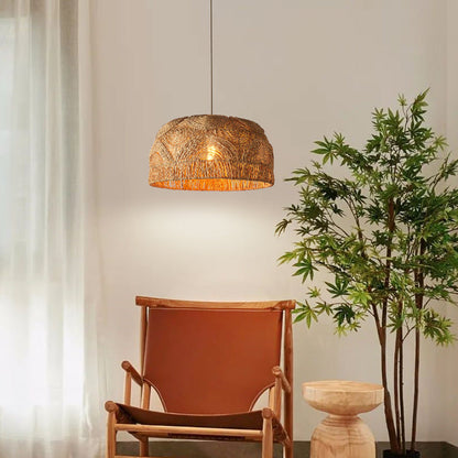 Natural Rattan Handwoven Lampshade