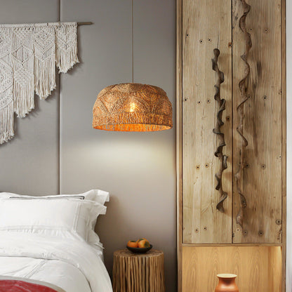 Natural Rattan Handwoven Lampshade