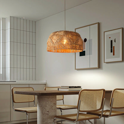 Natural Rattan Handwoven Lampshade