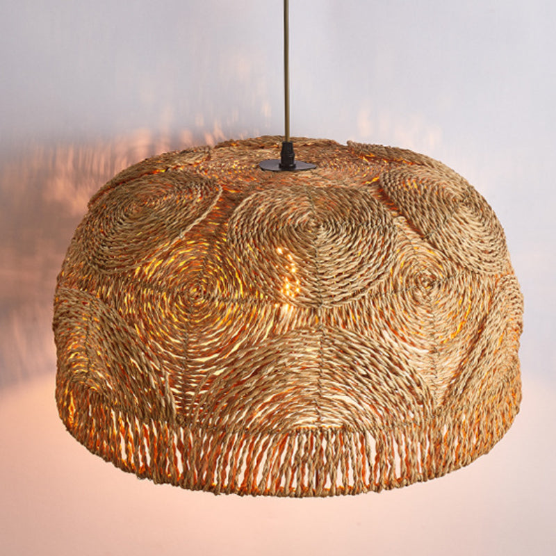 Natural Rattan Handwoven Lampshade