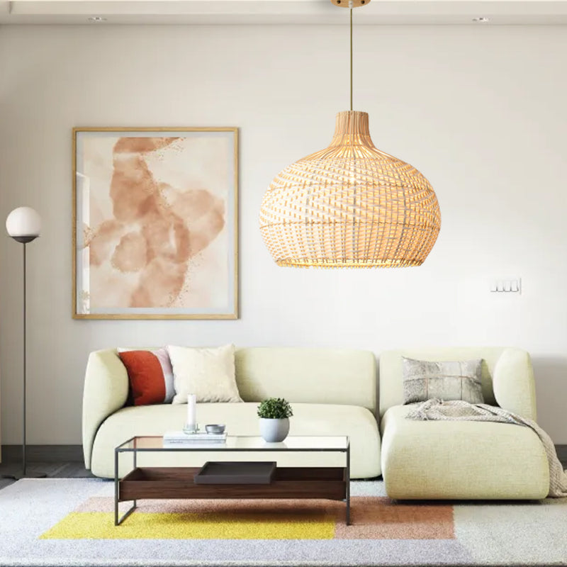 Large Rattan Woven Lamp Shade