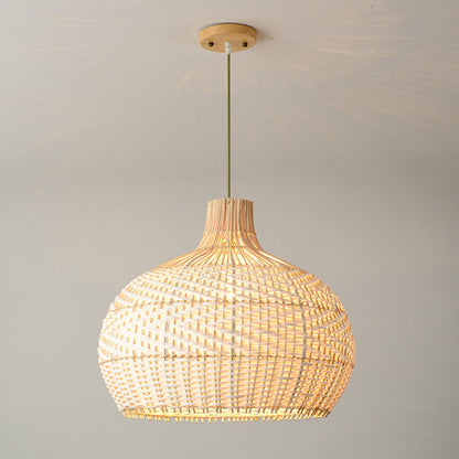 Large Rattan Woven Lamp Shade