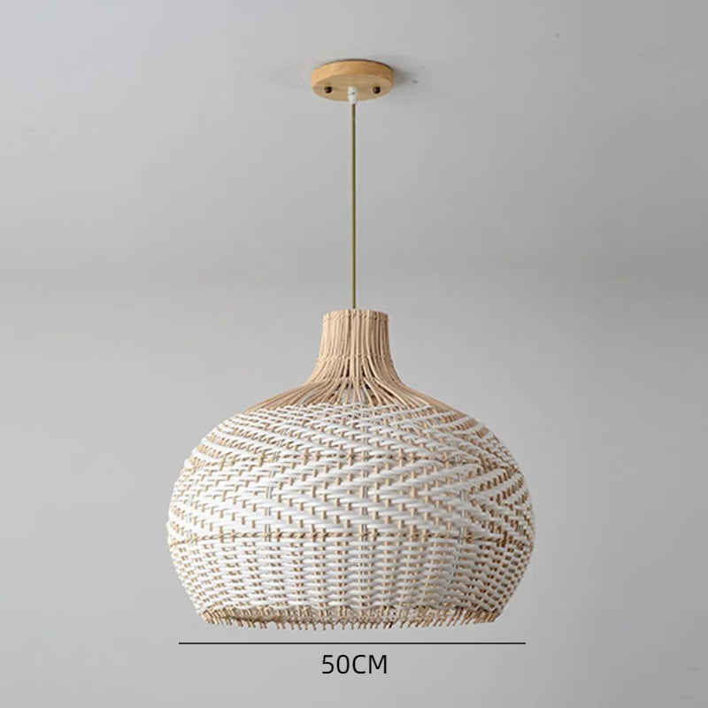 Large Rattan Woven Lamp Shade