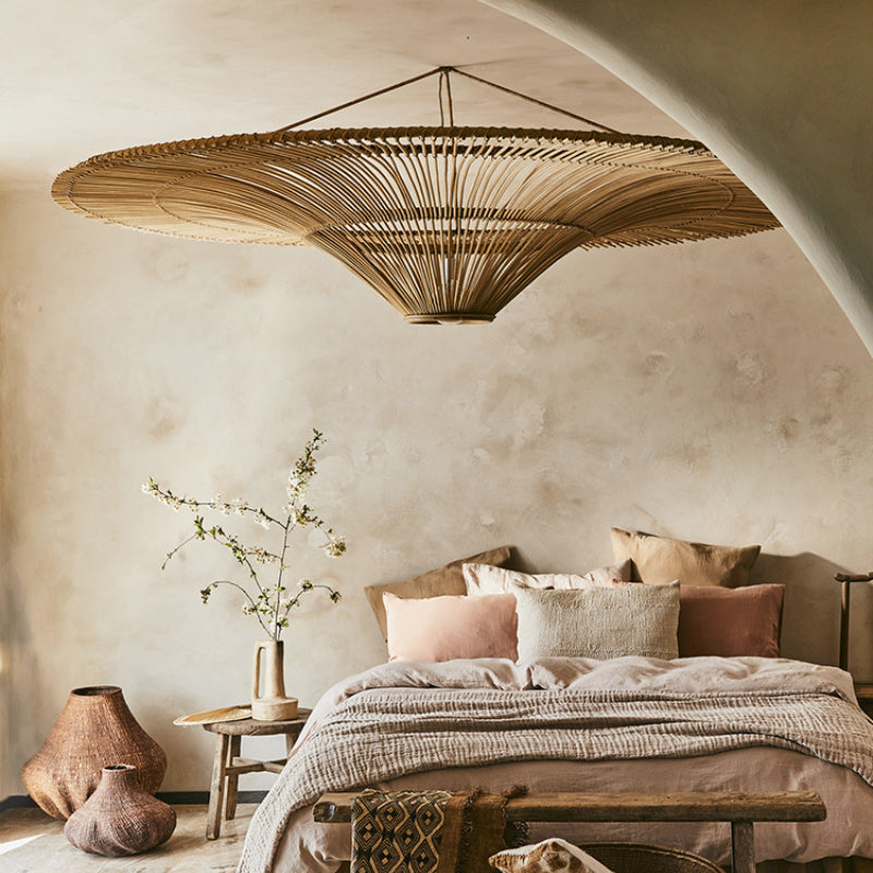 Modern Large Rattan Woven Lampshade
