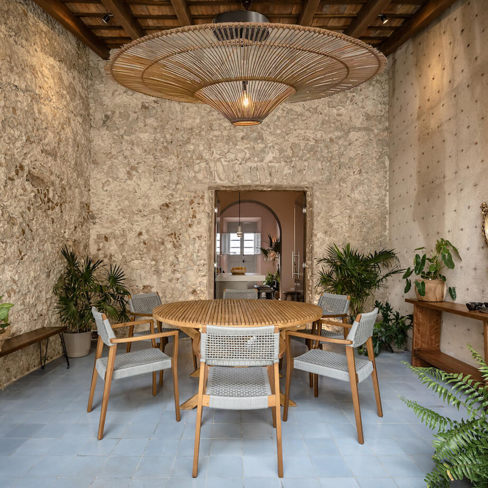 Modern Large Rattan Woven Lampshade