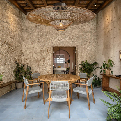 Modern Large Rattan Woven Lampshade