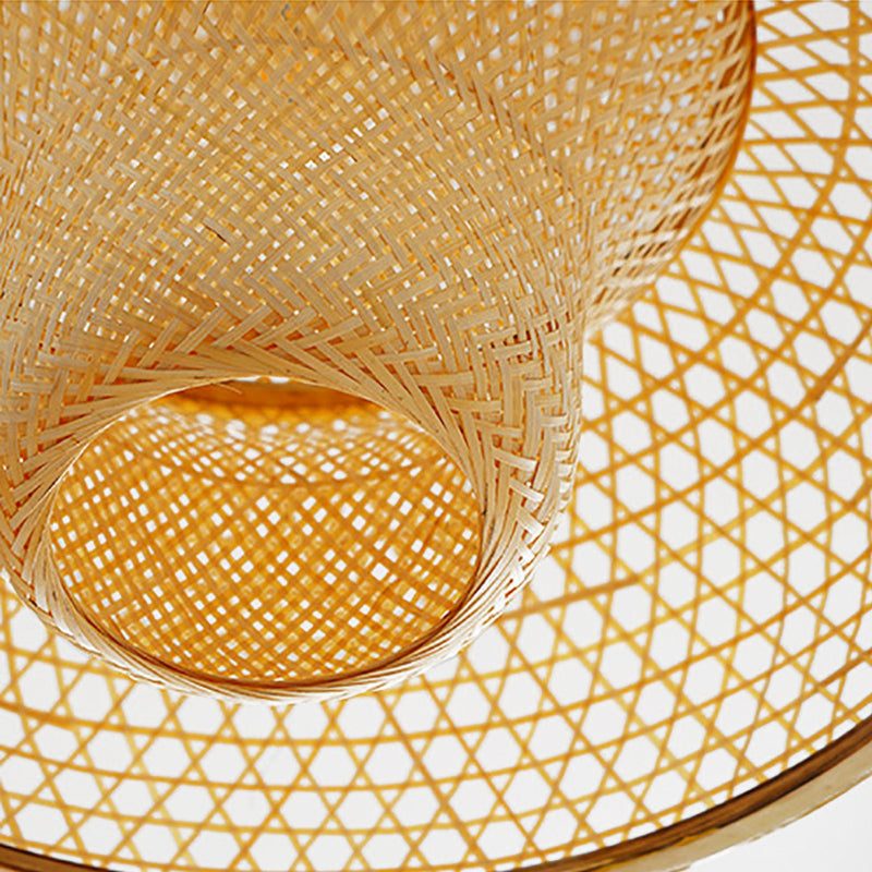 Natural Rattan Woven Pendant Light