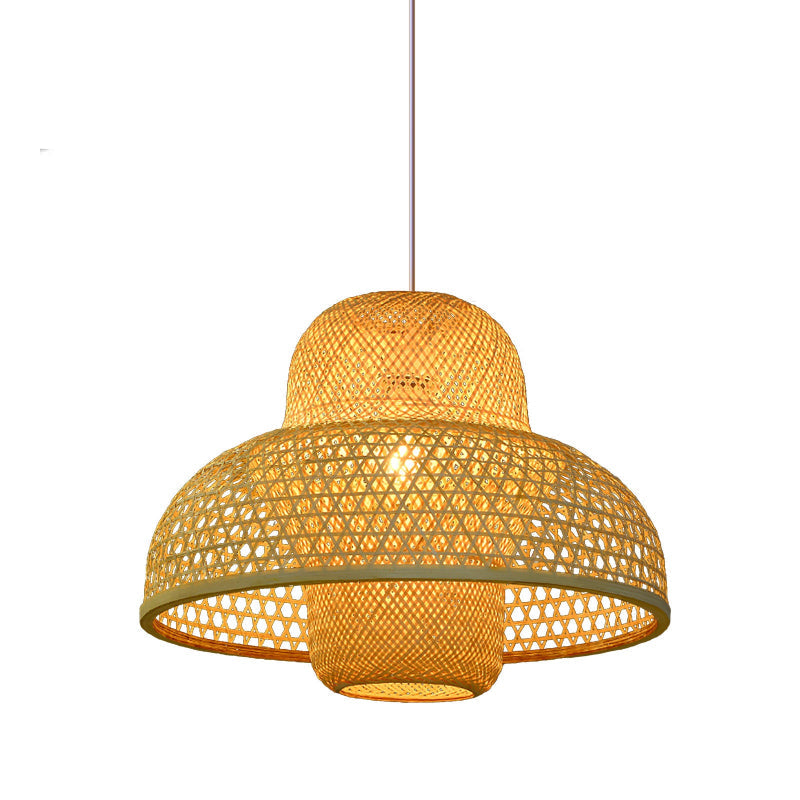 Natural Rattan Woven Pendant Light