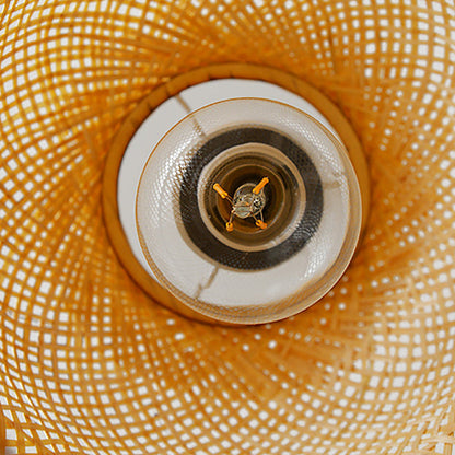 Natural Rattan Woven Pendant Light