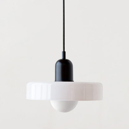 Colourful Glass Brim Shade Pendant