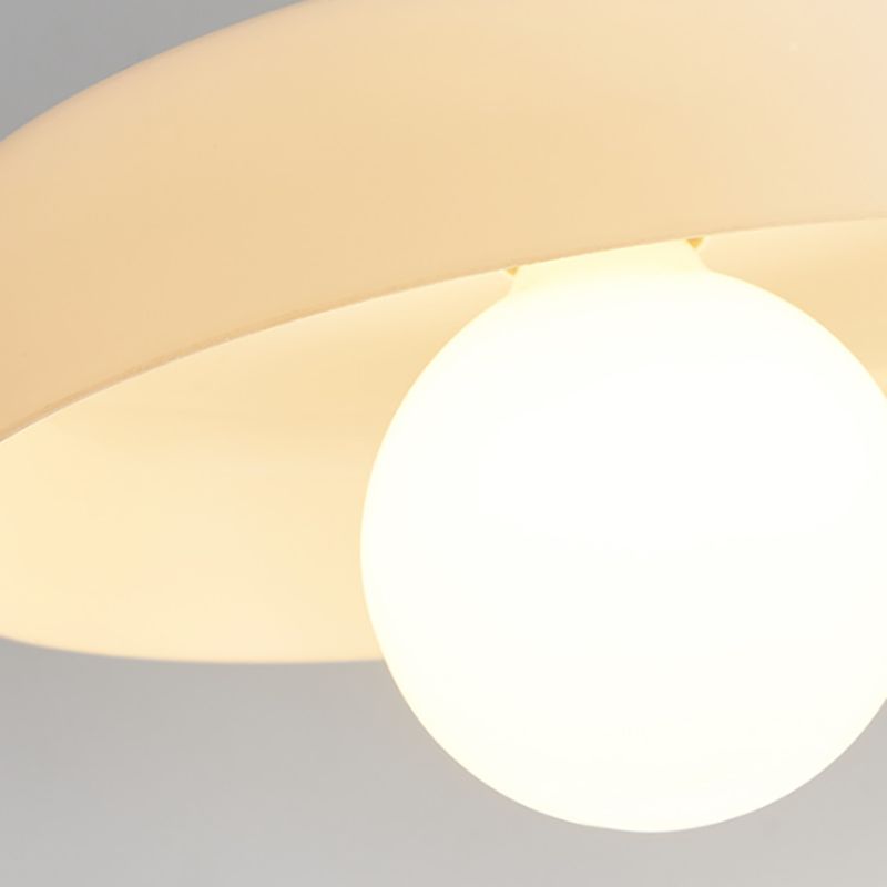 Colourful Glass Brim Shade Pendant