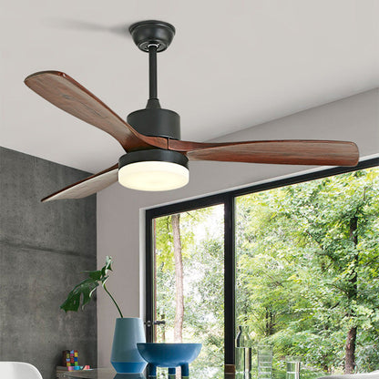 42 inch Wooden Blade LED Ceiling Fan