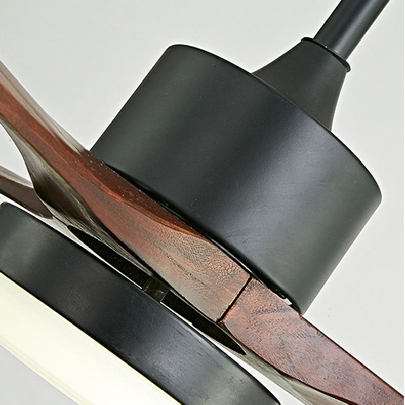 42 inch Wooden Blade LED Ceiling Fan