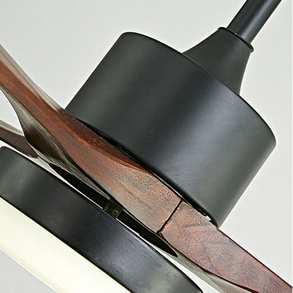 42 inch Wooden Blade LED Ceiling Fan