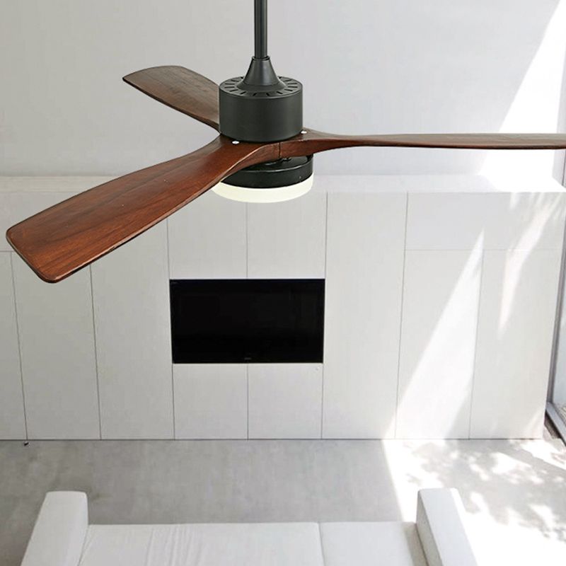 42 inch Wooden Blade LED Ceiling Fan