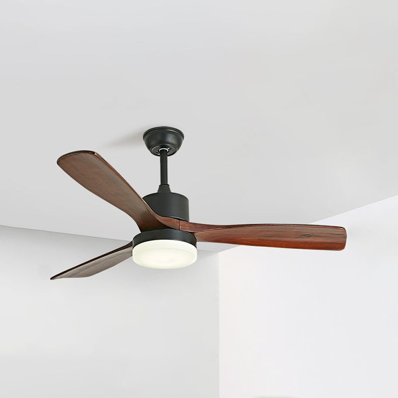 42 inch Wooden Blade LED Ceiling Fan