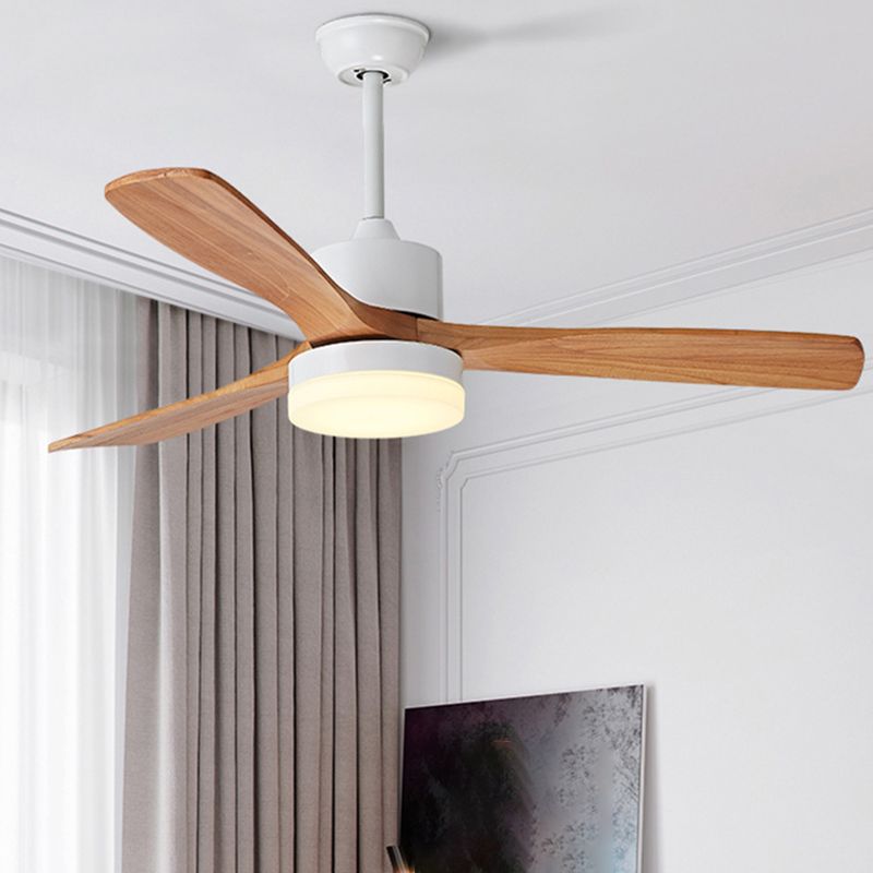 42 inch Wooden Blade LED Ceiling Fan