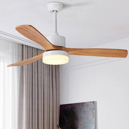 42 inch Wooden Blade LED Ceiling Fan