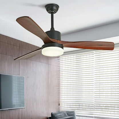 42 inch Wooden Blade LED Ceiling Fan