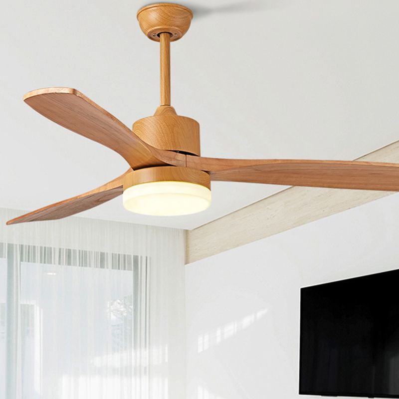 42 inch Wooden Blade LED Ceiling Fan
